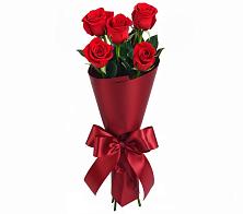 Букет 5 Красных роз Эдлесс Лав в Беломечетской