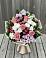 Букет цветов из: Альстромерии, Гвоздики, Розы и Хризантемы в Беломечетской