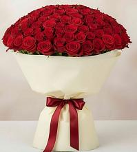 Букет 101 Красная роза Милано #REPLACE_PRED# Беломечетской