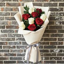 Букет цветов из:  Розы в Беломечетской