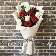Букет цветов из:  Розы в Беломечетской