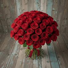 Букет 55 Красных роз Фридом #REPLACE_PRED# Беломечетской