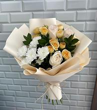 Букет цветов из:  Розы и Хризантемы #REPLACE_PRED# Беломечетской