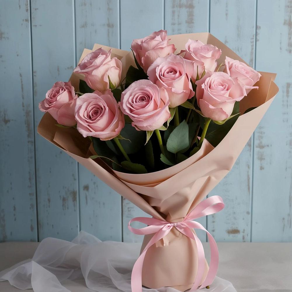 Букет цветов из: Розы в Беломечетской