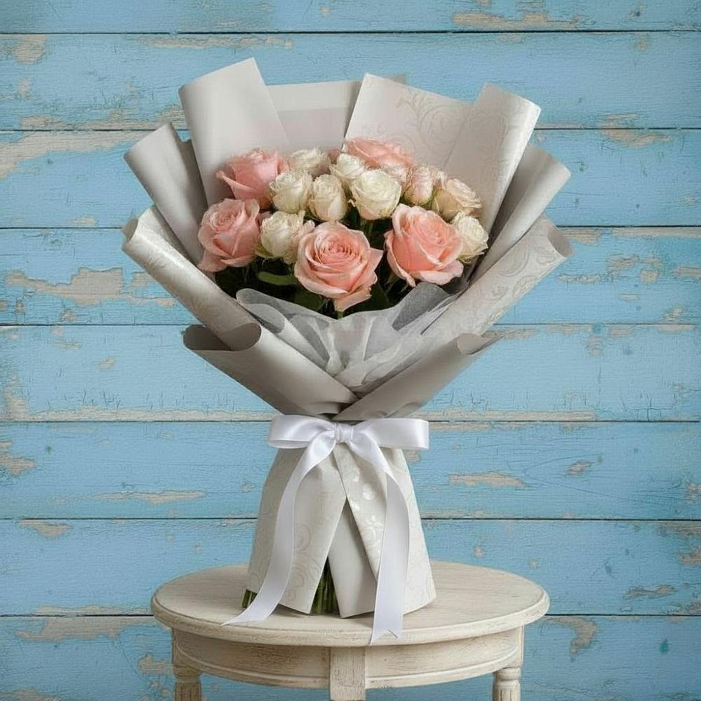 Букет цветов из: Розы в Беломечетской