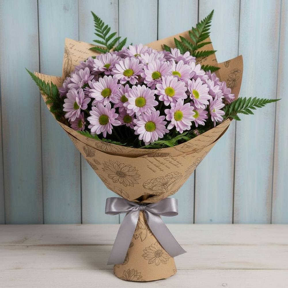 Букет цветов из: Хризантемы в Беломечетской