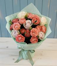 Букет цветов из:  Розы в Беломечетской