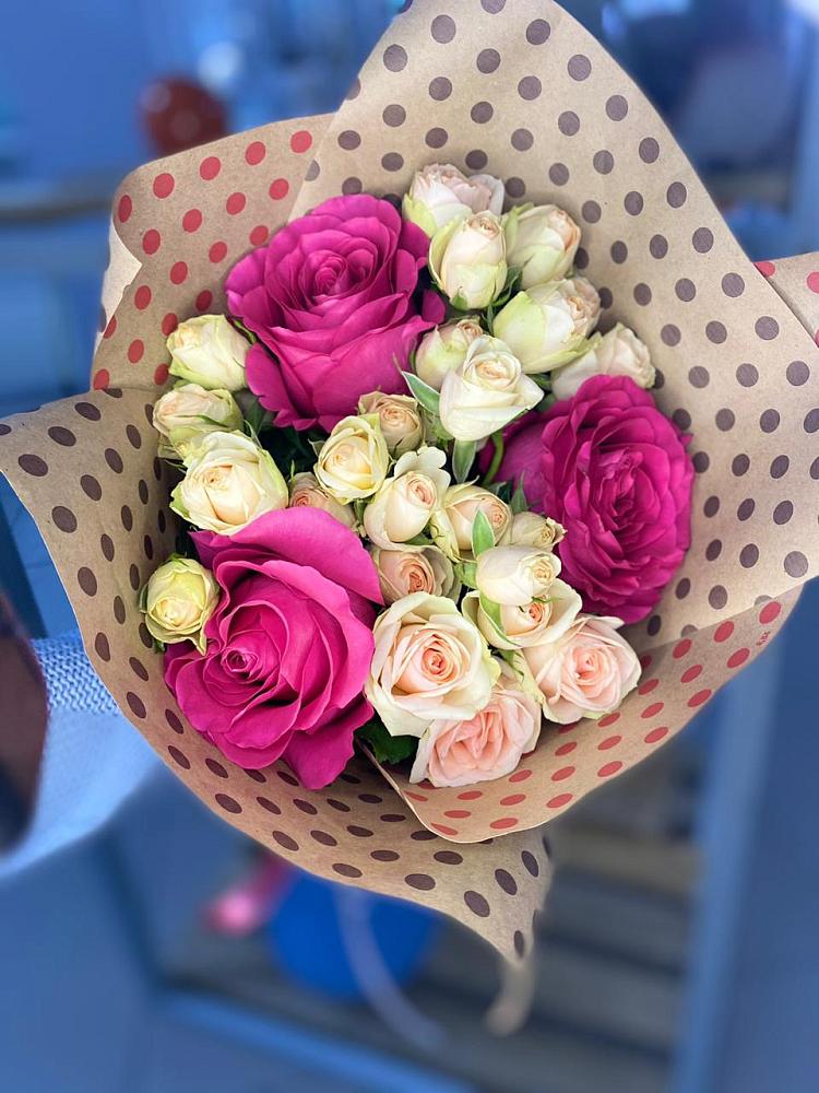 Букет цветов из: Розы в Беломечетской