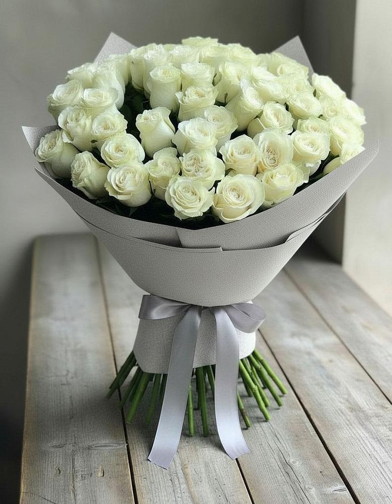 Букет 35 Белых роз в Беломечетской