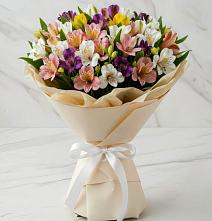 Букет цветов из:  Альстромерии в Беломечетской