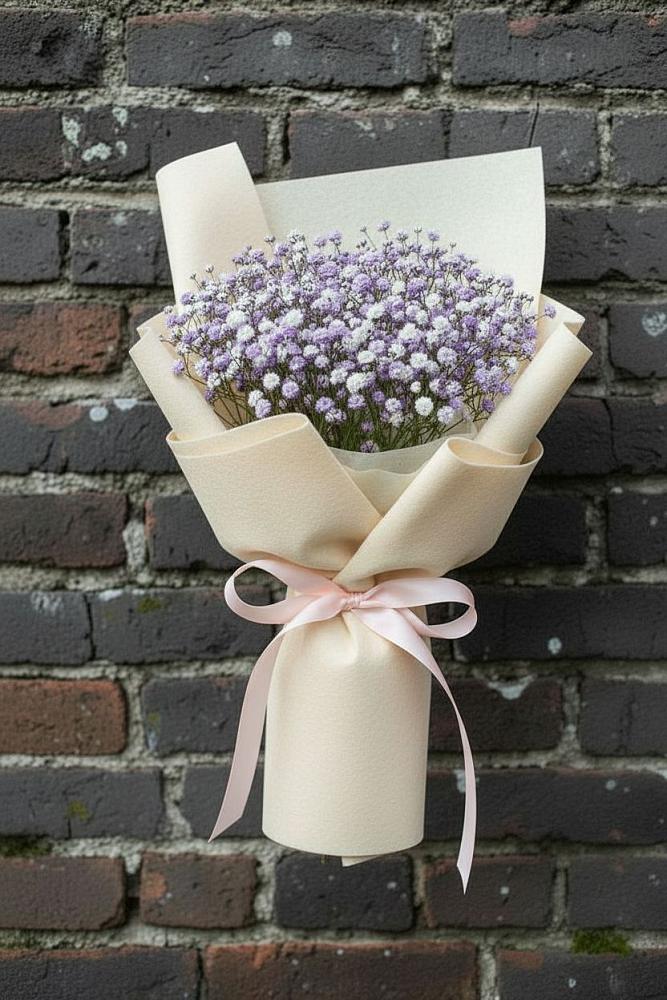 Букет цветов из: Гипсофила в Беломечетской