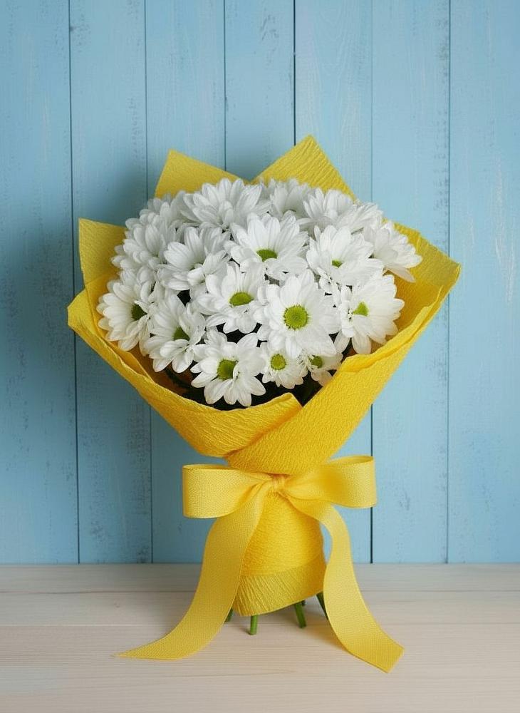 Букет цветов из: Хризантемы в Беломечетской