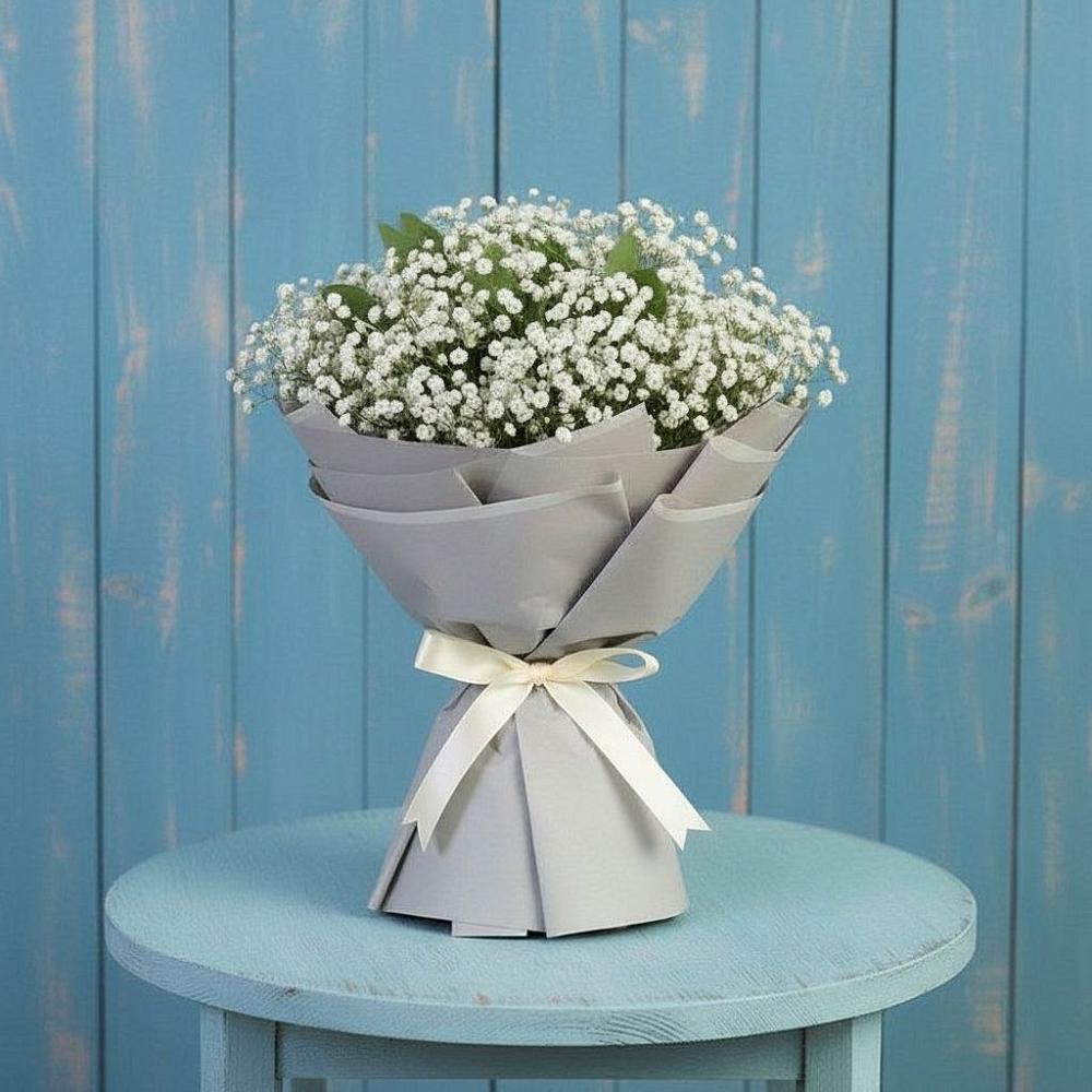 Букет цветов из: Гипсофила в Беломечетской