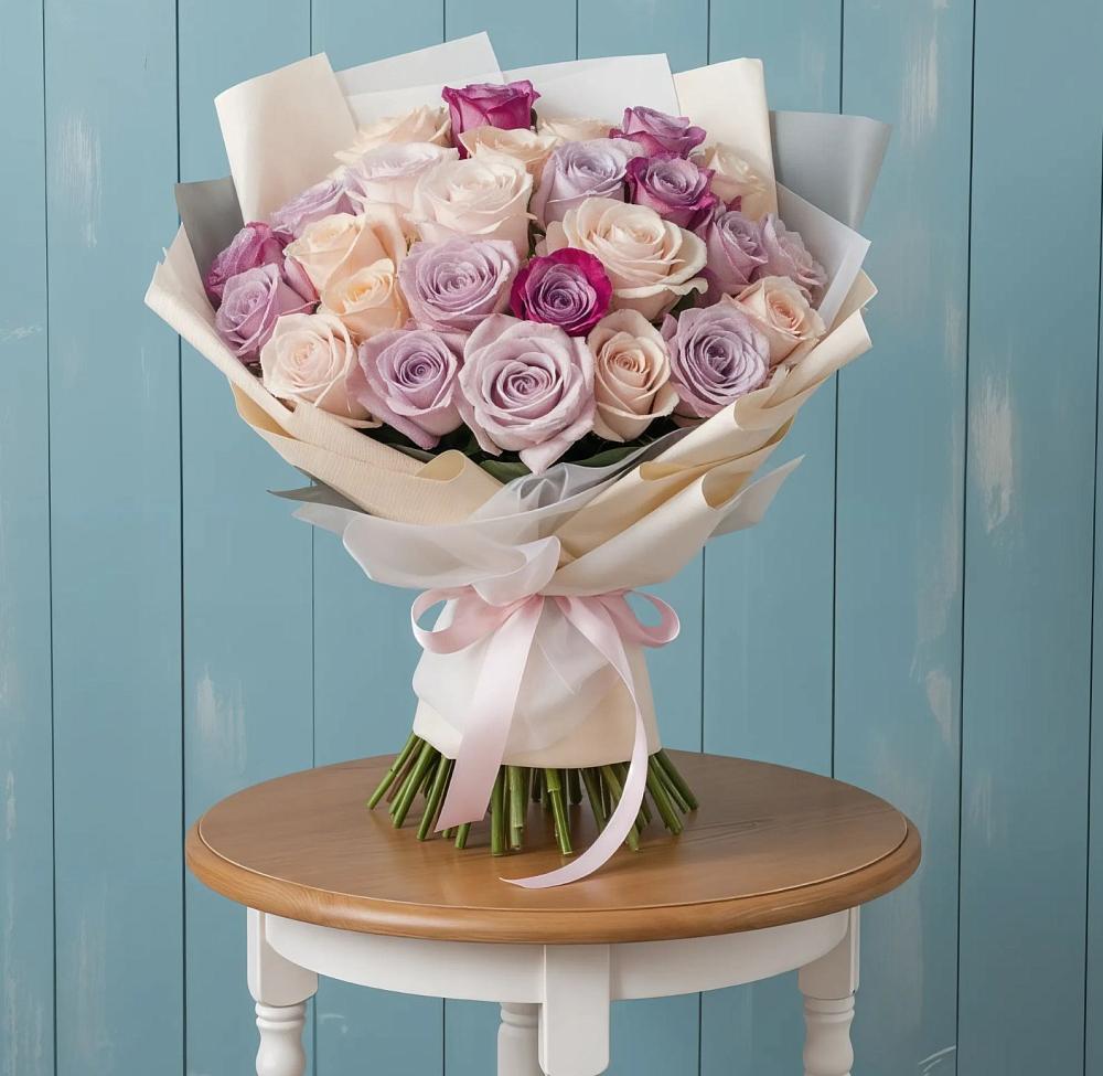 Букет цветов из: Розы в Беломечетской