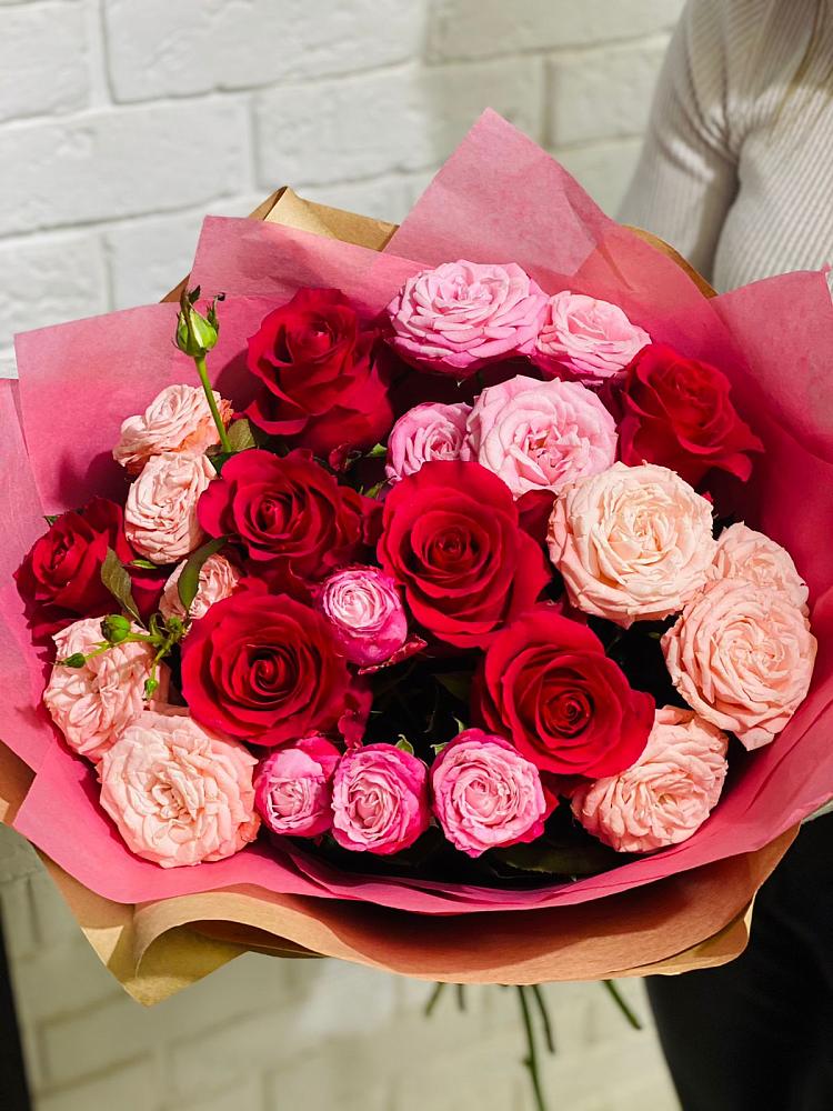 Букет цветов из: Розы в Беломечетской