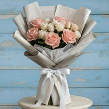Букет цветов из:  Розы #REPLACE_PRED# Беломечетской