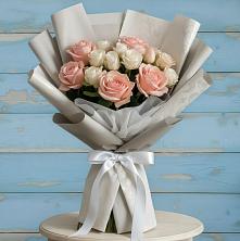 Букет цветов из:  Розы в Беломечетской