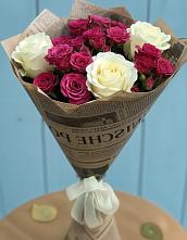 Букет цветов из:  Розы в Беломечетской