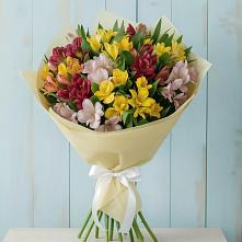 Букет цветов из:  Альстромерии #REPLACE_PRED# Беломечетской