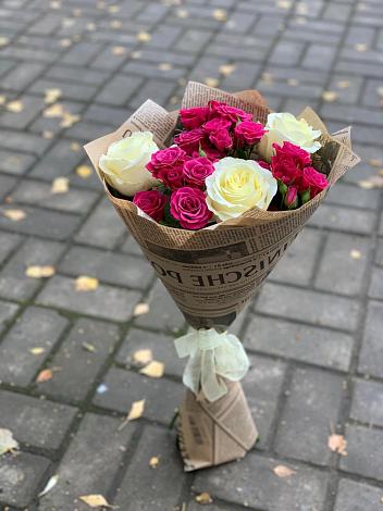 Букет цветов из: Розы в Беломечетской
