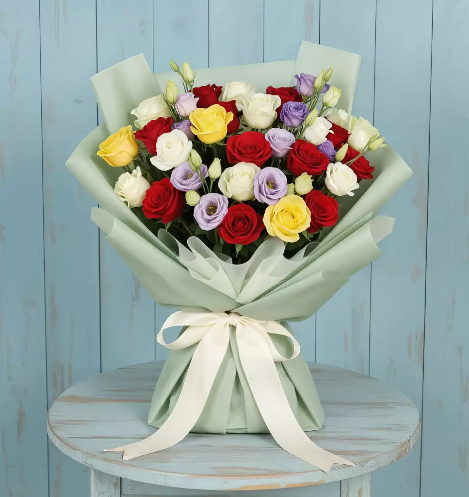 Букет цветов из: Розы в Беломечетской