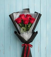 Букет цветов из:  Розы в Беломечетской