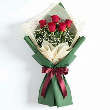 Букет цветов из:  Розы в Беломечетской