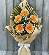 Букет цветов из:  Герберы #REPLACE_PRED# Беломечетской