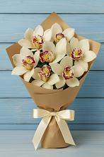 Букет цветов из:  Орхидеи и Розы в Беломечетской